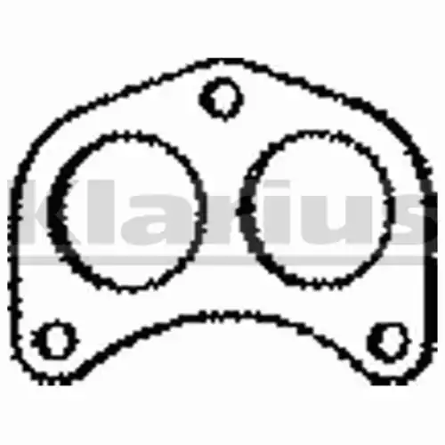 Прокладка глушителя KLARIUS 410122