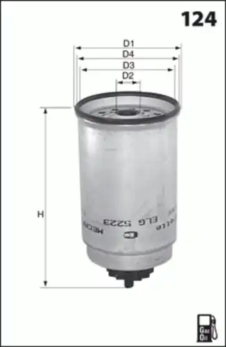Топливный фильтр MECAFILTER G48