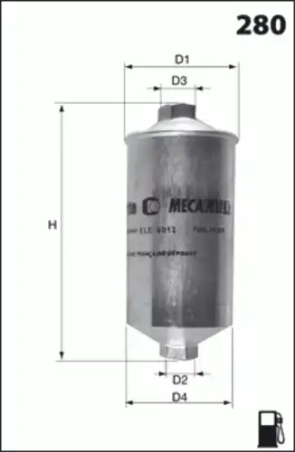 Топливный фильтр MECAFILTER E14