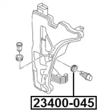 Кольцо уплотнительное автомобильное FEBEST 23400-045