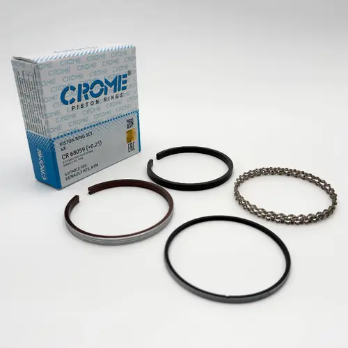 Кольца поршневые CROME CR 68059 025
