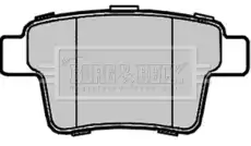 Тормозные колодки дисковые BORG&BECK BBP1933
