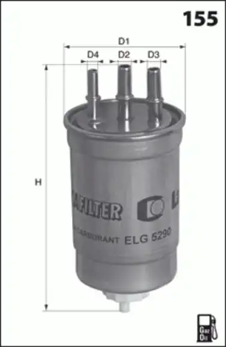 Топливный фильтр MECAFILTER G40
