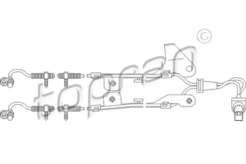 Датчик ABS HANS PRIES 303 959