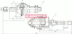 полуось CT1138914 KAMOKA