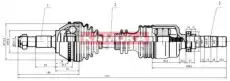 полуось CT1138911A KAMOKA