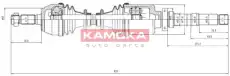 привод правый Citr CT1138953 KAMOKA