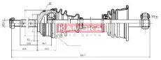 полуось RN1138913A KAMOKA