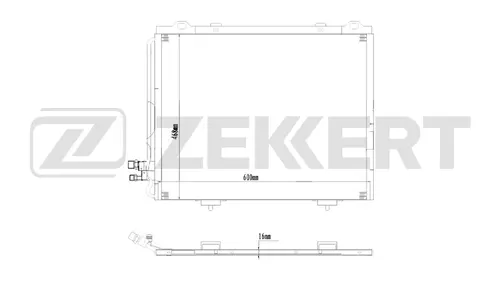Конденсатор, кондиционер MK-3063 ZEKKERT