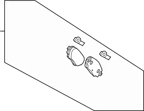 Тормозные колодки дисковые MAZDA GHY92648Z