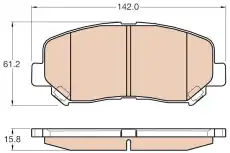 Тормозные колодки дисковые TRW GDB3562