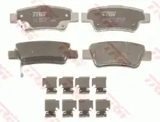 Тормозные колодки дисковые задняя ось TRW GDB3576