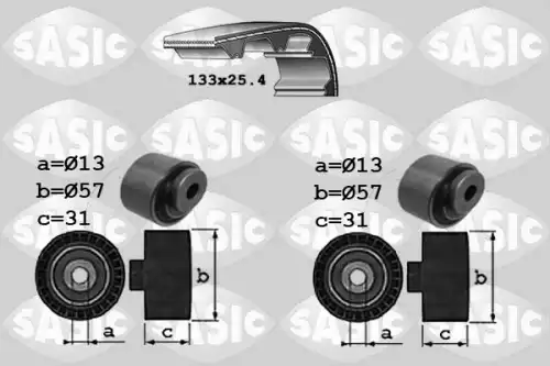 шкив генератора Fiat 1750031 SASIC
