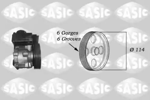 Насос гидроусилителя руля SASIC 7070021