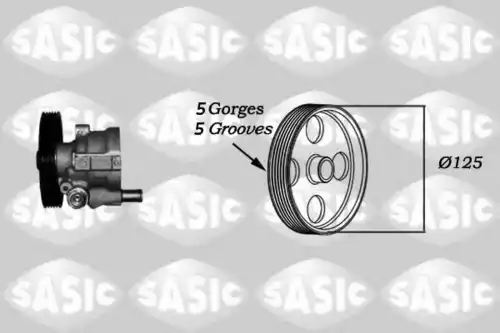 Насос гидроусилителя руля SASIC 7074002
