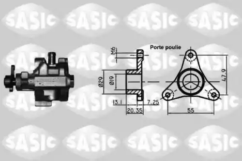 Насос гидроусилителя руля SASIC 7074006