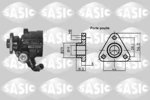 Насос гидроусилителя руля SASIC 7076003