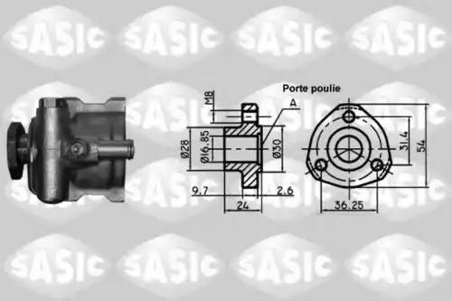 Насос гидроусилителя руля SASIC 7076029