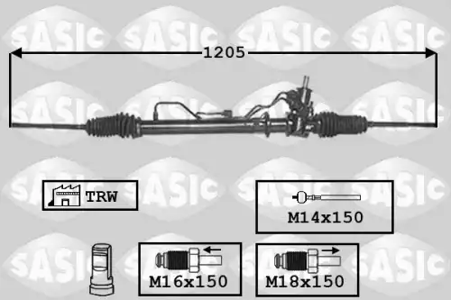 Рулевая рейка SASIC 7174015