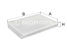 Салонный фильтр NORDFIL CN1301