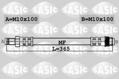 Тормозной шланг 6604022 SASIC