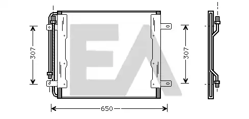 Конденсатор, кондиционер 30C45001 EACLIMA