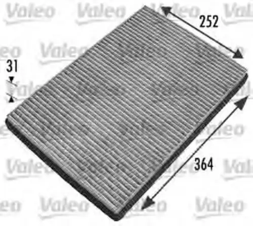 Салонный фильтр VALEO 698744