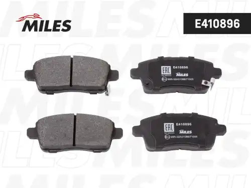 Тормозные колодки дисковые MILES E410896
