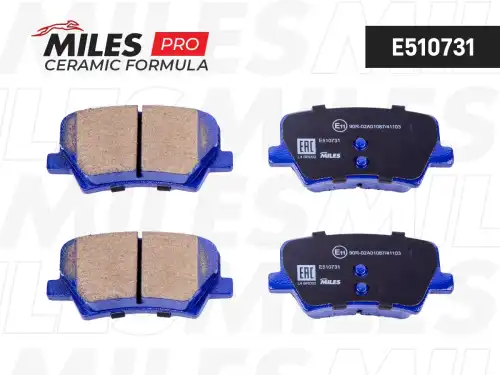 Тормозные колодки дисковые MILES E510731