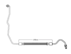 Тормозной шланг JBH1419L JURATEK