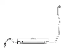 Тормозной шланг JBH1419R JURATEK