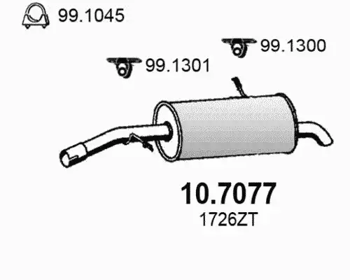 Рулевая тяга ASSO 10.7077