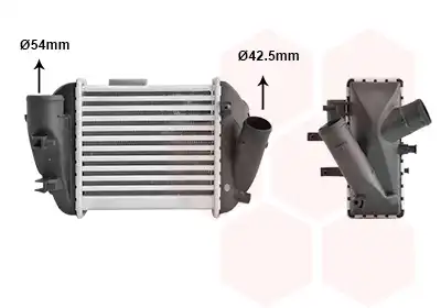 Интеркулер VAN WEZEL 03004187