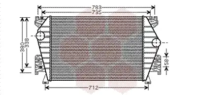 Интеркулер VAN WEZEL 03004191
