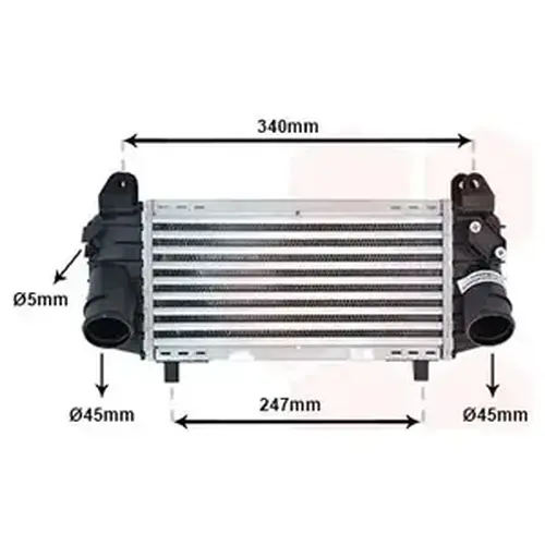 Интеркулер VAN WEZEL 03004192