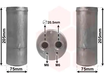 Осушитель кондиционера VAN WEZEL 0300D210