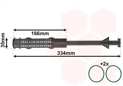 Осушитель кондиционера VAN WEZEL 0600D279