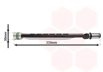 Осушитель кондиционера VAN WEZEL 0600D297