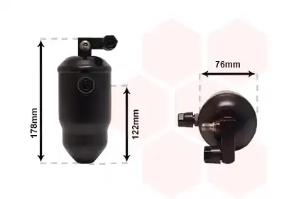 Осушитель кондиционера VAN WEZEL 0900D164