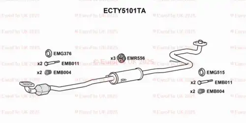 Катализатор ECTY5101TA EUROFLO
