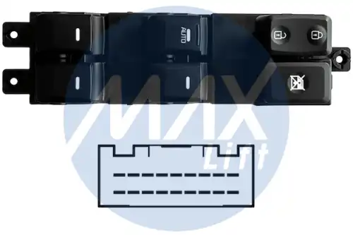 Выключатель, стеклолодъемник SKA101 MAX