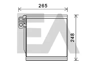 Испаритель, кондиционер 43B36001 EACLIMA