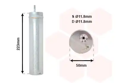 Осушитель кондиционера VAN WEZEL 8100D057