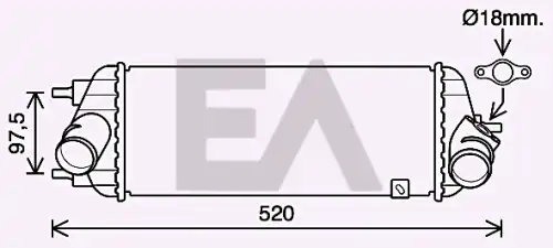 Интеркулер 36A36008 EACLIMA