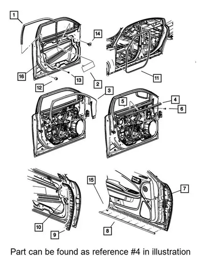 Болт головки цилиндра 06104031AA DODGE