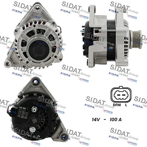 Генератор A12DR1184A2 SIDAT