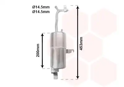 Осушитель кондиционера VAN WEZEL 1800D310