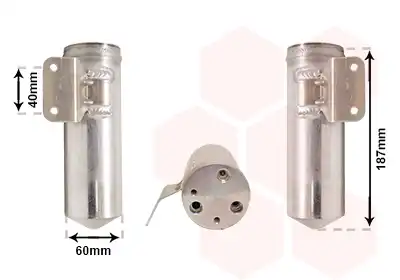 Осушитель кондиционера VAN WEZEL 1700D075