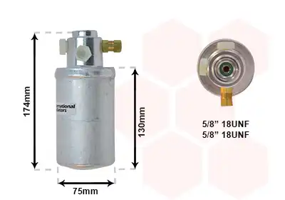 Осушитель кондиционера VAN WEZEL 3000D291