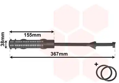 Осушитель кондиционера VAN WEZEL 3000D359